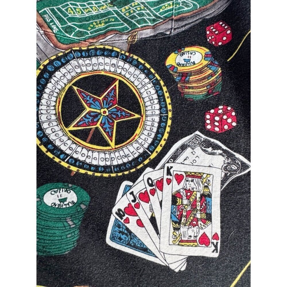 Vintage Bullhead Island Series Men's Sz XL Casino Vegas Poker Camp Shirt - Picture 10 of 15